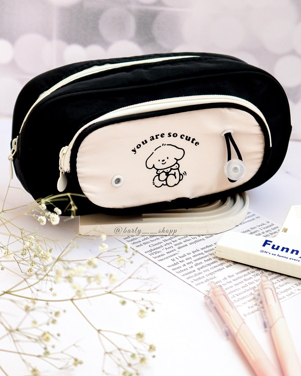 Cute pencil cases stationery pouches organizers multiple compartments students India