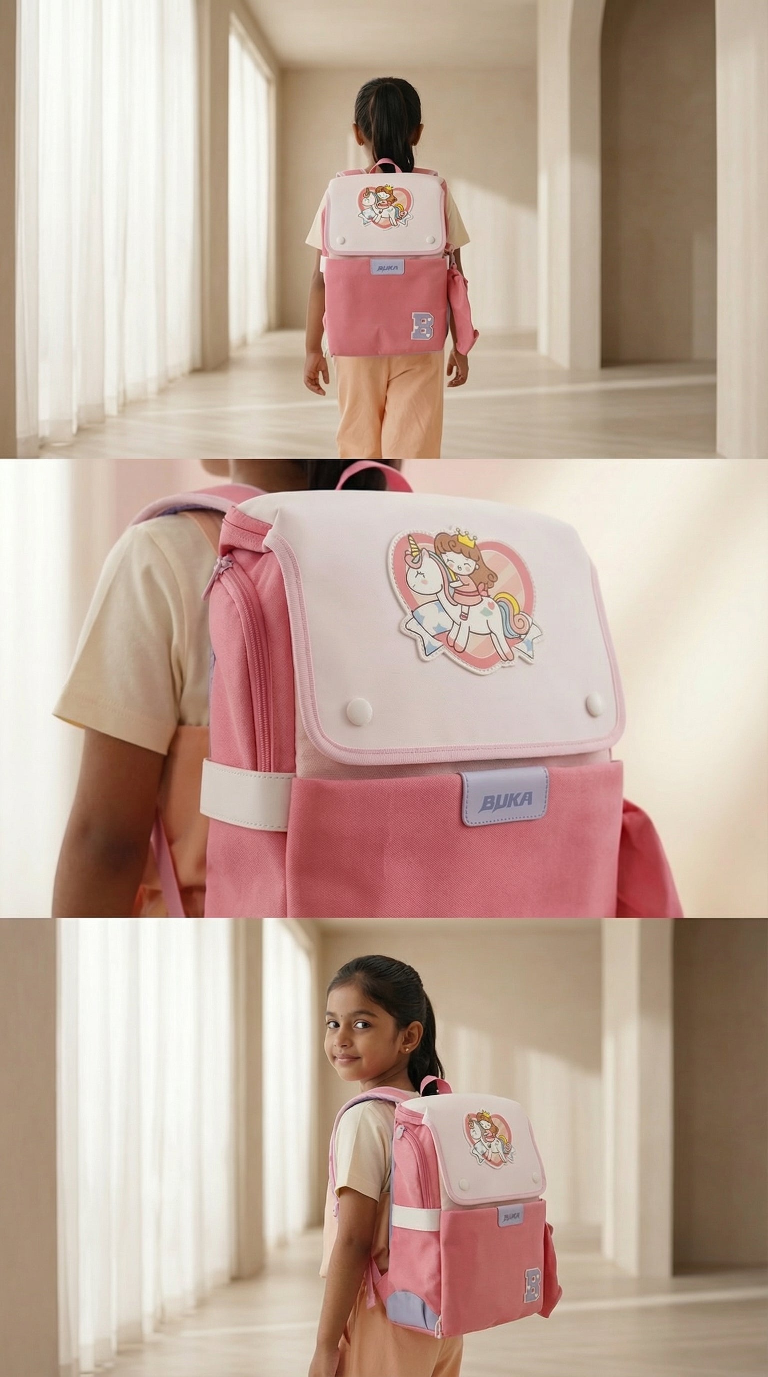 Colorful kids bags backpacks for children with cartoon designs lightweight India